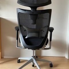 ラスト1点　バロンチェア　ランバーサポート　オカムラ　パーツ　腰痛　チェア　椅子 オカムラ バロンチェア 可動肘 ローバック ランバーサポート 可動式