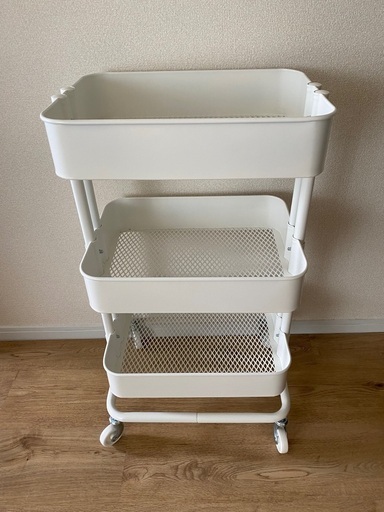 IKEA ワゴン　ホワイト