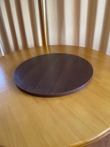 木製円卓ダイニングテーブル