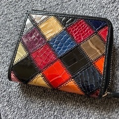 ☆【お値引き】パッチワーク小銭入れ財布☆自宅保管品