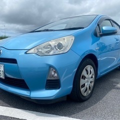 🉐HVバッテリー交換済み 低燃費アクア🉐