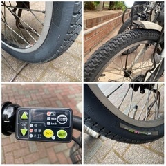 ヤマハ電動自転車　ホワイトの画像