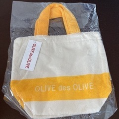 【新品】OLIVE des OLIVE 3点セット 黄色バック小物　リストバンドの画像