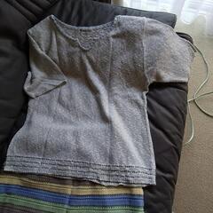 値下げレディースサマーニットセットアップの画像