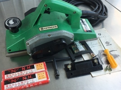 日立◇カンナ◇P35◇120mm◇100V◇電気かんな◇替え刃付き◇K14