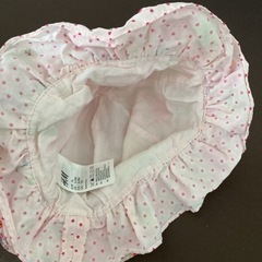 h&m 大人気！ベビー帽子　6ヶ月〜9ヶ月　花柄　ピンク 女の子かわいい帽子♡の画像