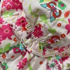 h&m 大人気！ベビー帽子　6ヶ月〜9ヶ月　花柄　ピンク 女の子かわいい帽子♡の画像