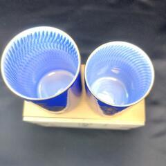 【新品未使用】九谷焼 御湯呑  「秀山造」 夫婦湯呑の画像