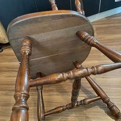あげます　木製の椅子の画像