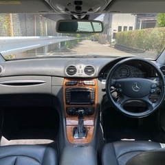 平成15年 ﻿メルセデスベンツ CLK320 ホワイト 走行4.7万キロ 一時抹消の画像