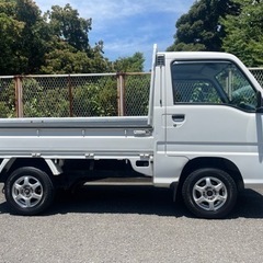 平成10年 サンバートラック KS4 ホワイト 4WD MT 走行11.2万キロ 車検対応可の画像