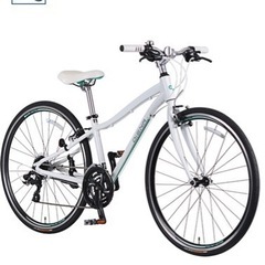 クロスバイク 白