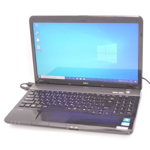 即使用可 Wi-Fi有 NEC ノートパソコン PC-LS350FS1KB 中古良品 15.6型 第2世代Core i3 4GB Blu-ray 無線LAN Windows10 Office