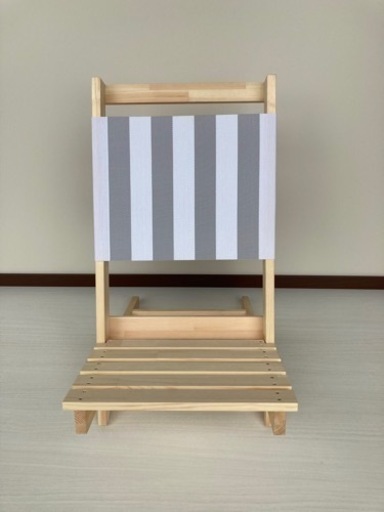 アウトドア風ローチェア　無塗装品