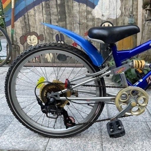 【2585】子供車　22インチ　ブリヂストン　6,100円（防犯・税込）