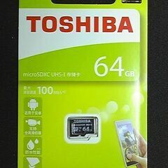 マイクロＳＤカード microSDXC 64GB 100MB/s◆東芝