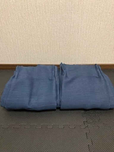 カーテン 紺ネイビー 100*210