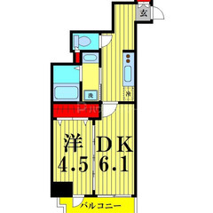 🎉入居初期費用5万円🎉 ＪＲ総武線/錦糸町駅 歩13分 ✨墨田区1DK✨ペット相談✨都市ガス✨ フリーレント1ヶ月✨ - 墨田区