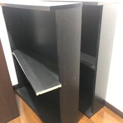 【中古】本棚 CD DVD 壁面収納 ２個セット