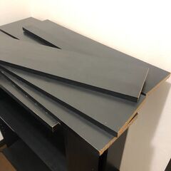 【中古】本棚 CD DVD 壁面収納 ２個セットの画像