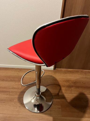 カウンターチェア 赤 ニトリ (マーユH-1290 RED)