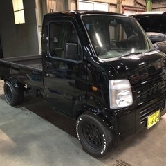 ご成約済み5速MT 車検付 スズキ キャリー ブラック カスタムの画像