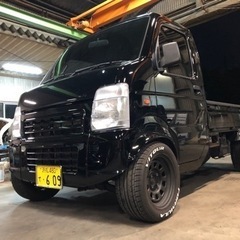 ご成約済み5速MT 車検付 スズキ キャリー ブラック カスタム