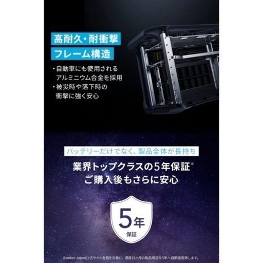 Anker 757 Portable Power Station 新品未開封品