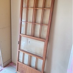 建具 古民家 ガラス戸 引き戸 4枚セット お引き取り限定の画像