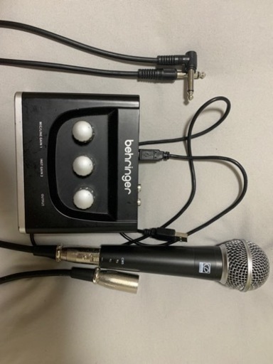 behringer UM2 マイク 楽器フォンライン　セット