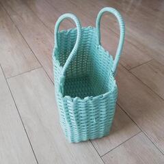 カゴバック(グリーン)の画像