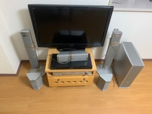 Panasonicパナソニックホームシアター スピーカーシステム、テレビ、セット 関市/通電確認済み