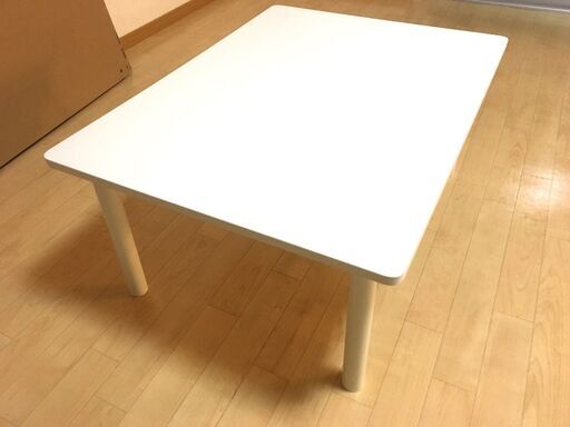 【美品】ニトリ　ローテーブル　ハロー(ホワイト)