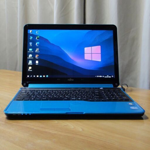 ご購入頂きました。爆速！超美品 富士通LIFE BOOK AH56/G 15.6インチCore i7 メモリー8GB SSD 240GB（新品）Win10  Office 2019 pro搭載 ブルーレイドライブ WiFi Webカメラ装備