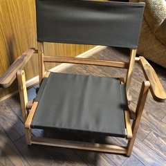 ニトリ 木製 折り畳み アウトドア用 ウッドローチェア