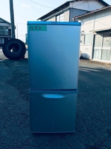1492番 Panasonic✨ノンフロン冷凍冷蔵庫✨NR-B146W-S‼️