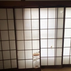 受渡決定　縦長障子の枠　4枚セット
