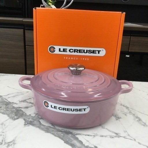 ●【✨新品❗️箱あり❗️新生活❗️鋳物ホーロー鍋❗️✨】定価¥40，700 LE CREUSET/ル・クルーゼ ココットロンド24㎝