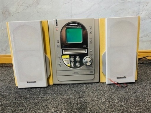 Panasonic SA-PM27MD CD/MD/カセット/ラジオ/ コンポ 現状品