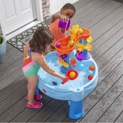 未使用展示品 ★ コストコ STEP2 ラッシング ラピッズ ウォーターテーブル 2022年 新作 水遊び ステップ2 Rushing Rapids Water Tableの画像