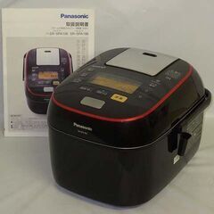 rb0853　パナソニック　スチーム可変圧力IH炊飯器　SR-SPA106　5.5合　Panasonic　IH炊飯器　IHジャー炊飯器　取扱説明書付　Wおどり炊き　220℃IHスチーム　ダイヤモンド竃釜