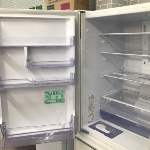 冷蔵庫 三菱 MR-CG37EL-W 2019年製 365L