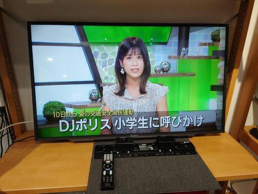 ★【ソニー】 43型液晶テレビ  壁掛け  2019年製 [KJ-43W730E]   ✳️スタンドは付いていません  YouTube/Netflix【３ヶ月保証付き】自社配送時代引き可※現金、クレジット、スマホ決済対応※