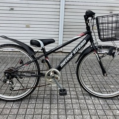 【ジュニアマウンテンバイク】24インチ　6段変速　若林自転車　唐...