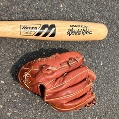 バット　グラブ(少年野球　軟式)の画像
