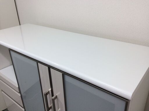 （7/13受渡済）JT4734【NITORI/ニトリ 食器棚 幅135cm】美品 カウンターポスティア135 キッチンカウンター キッ