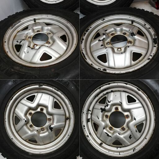 ＜ノーマルタイヤ・ホイール 4本 ＞ 185/85R16 ヨコハマタイヤ 2004年製　16x5J ジムニー 5H -139.7 ハブ 約107ｍｍ　～横浜市旭区 ズーラシア近く～