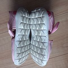 adidas サンダル　ピンク　16センチの画像