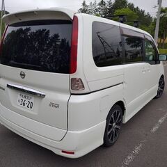 セレナ c25 車検半年残 夏冬タイヤ ハイウェイスター 日産の画像