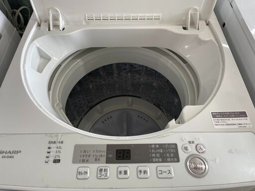 SHARP　シャープ　4.5kg洗濯機　ES-G4E5　2018年製　リサイクルショップ宮崎屋住吉店　23.1.5　ｙ